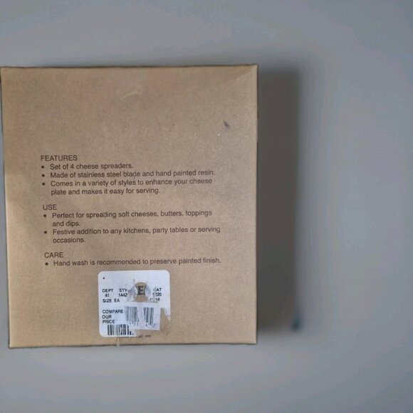 NIB Set of 4 Christmas Holiday Red Santa Hat Spreaders, Party, Hostess Gift! - Picture 3 of 3